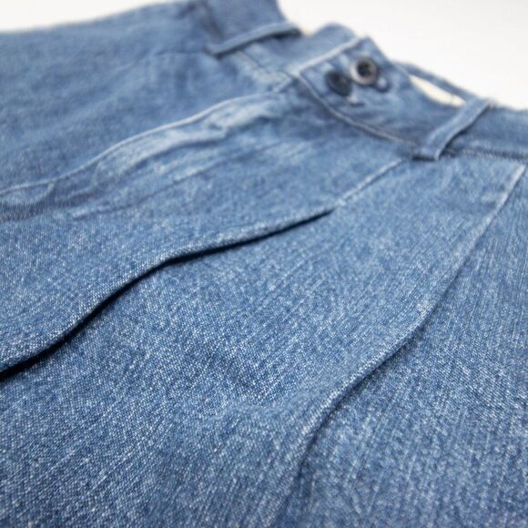 New! Madewell Pleated Wide-Leg Jeans, size 00 - Picture 8 of 16